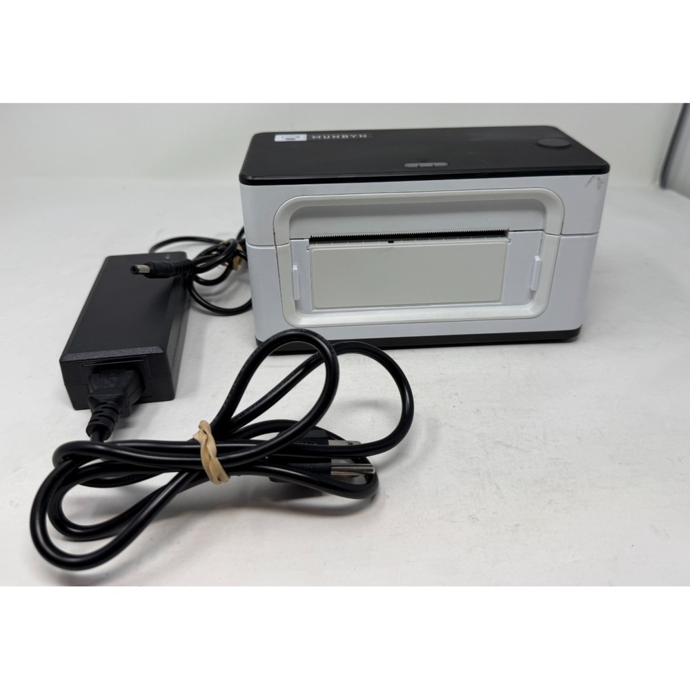 MUNBYN ITPP941 4x6 USB Thermal Shipping Label Printer Power Supply No USB Cable